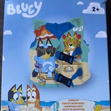 Bluey Swimming Vest Life Jacket for Kids Playing in the Water