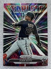 2022 Panini Prizm - Fearless Juan Soto #FL-11 White Wave Prizm