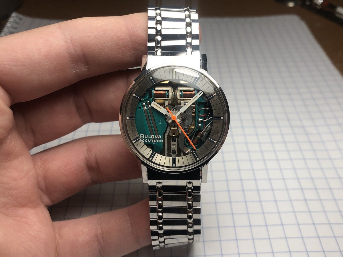 Vintage SWISS 1970 Bulova Accutron Spaceview #891 Tuning Fork 2141