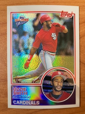 2003 Topps All-Time Fan Favorites #10 Ozzie Smith Refractor #/299