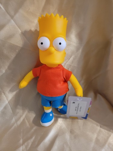 Jakks Pacific ~The Simpsons ~ Bart Simpson 10inch Plush Doll ~ NEW 2024  - Afbeelding 1 van 3