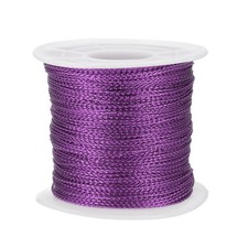 1 mm x 109 Yards Metallic Tinsel Cord Rope Light Purple Cord Wrapping Ribbon