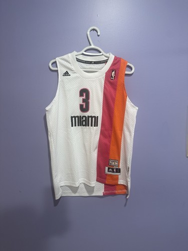 Dwyane Wade Floridians 2011 2012 Throwback White Jersey Miami Heat 