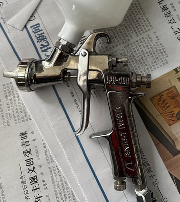 Anest Iwata LPH-400-LV4 1.6 Tip Gravity Spray Gun Used & Tested