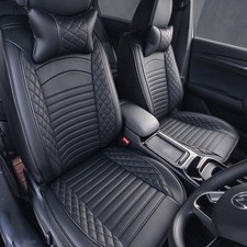 For Honda Accord Civic Cr-v Faux Leather Car Seat Cover Full Set For Honda Accord Civic Cr-v Faux Leather Car Seat Cover Full Set