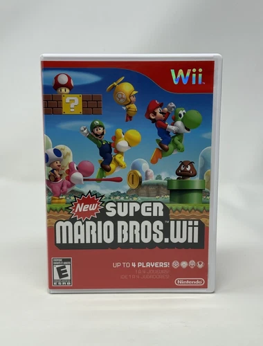 New Super Mario Bros. Wii (No Scratches) Nintendo Wii Complete CIB