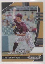 2020 Panini Prizm Draft Picks Neon Orange 34/50 Carter Baumler #PDP133 07d9