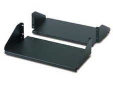 APC Double Sided Fixed Shelf for 2-Post Rack 250 lbs Black - AR8422