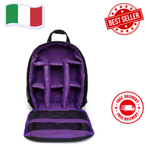 Zaino da viaggio per fotocamera reflex/DSLR, borsa impermeabile, zaino, custodia foto 3