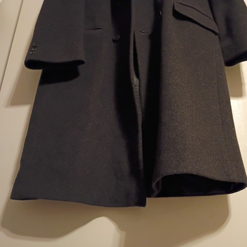 American Male Polo Coat Gray Wool Cashmere Double Breasted Long Overcoat Sz 44 - Picture 9 of 15