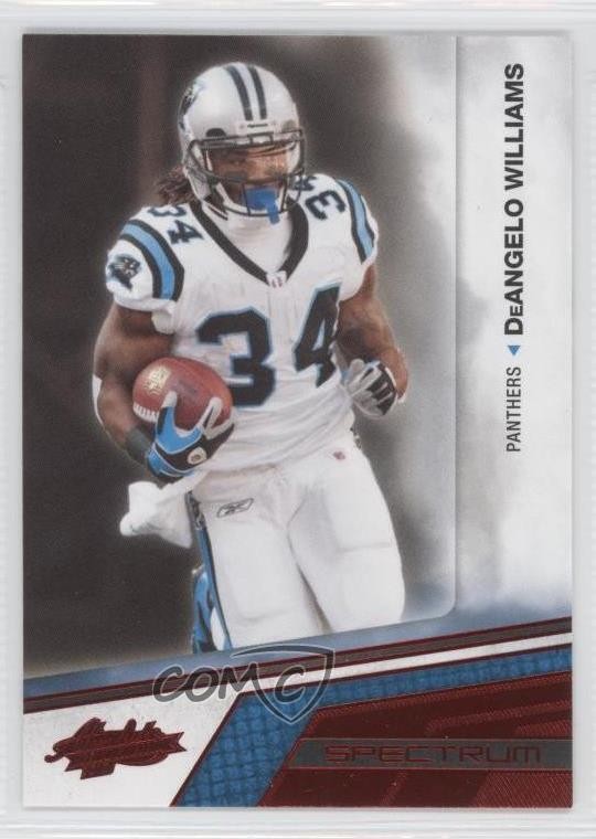 2010 Panini Absolute Memorabilia Retail Spectrum Red DeAngelo Williams #13 0u7