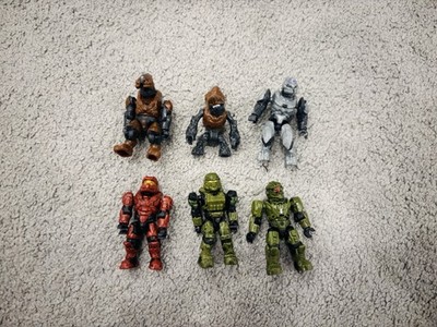 Halo Mega Bloks 97123 UNSC Hornet vs. Covenant Vampire Mini Figures Lot of 6