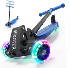 3 Wheel Scooter for Kids Ages 3-12, LED Light...