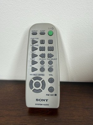 Genuine Sony RM-SX1 System Audio Remote Control for HCDM100 / HCDM300AV / MHCM10