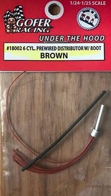 Gofer-Racing Brown 6-Cylinder Distributor w/ Plug amp;amp; Boot - Plastic