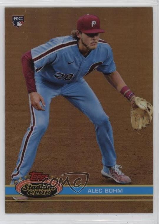 2021 Topps Stadium Club Chrome 1991 Design Variation Refractor Alec Bohm os8