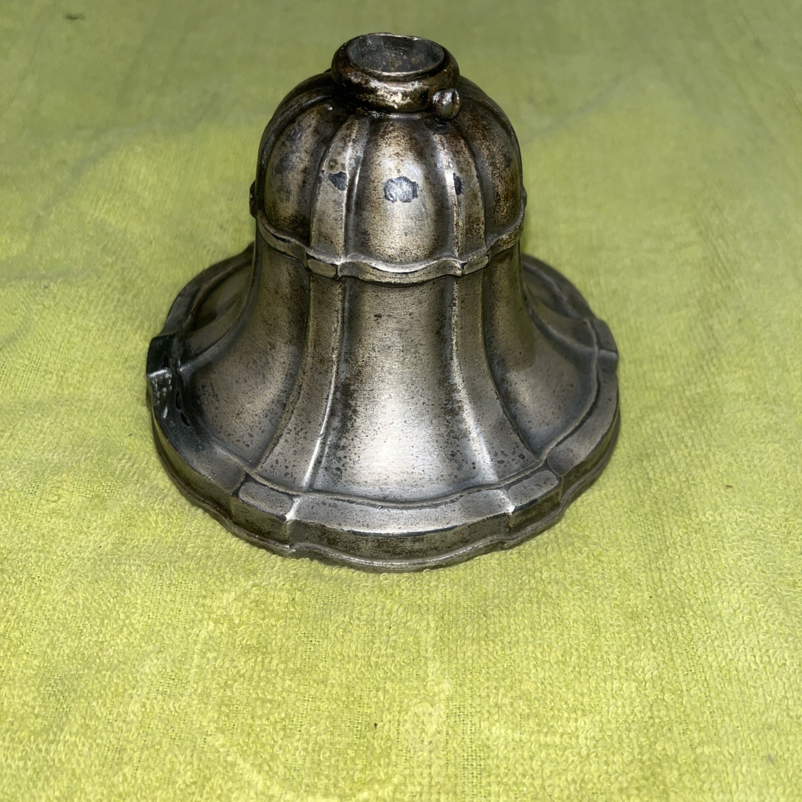 Vintage 5" Antique Cast Aluminum Ceiling Light Canopy