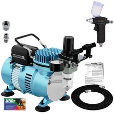 Master Economy Series G70 Airbrush Kit with Master Compressor TC-20 Air Hose