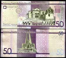 Dominican Republic 50 Pesos 2019 Banknote World Paper Money UNC Bill Note