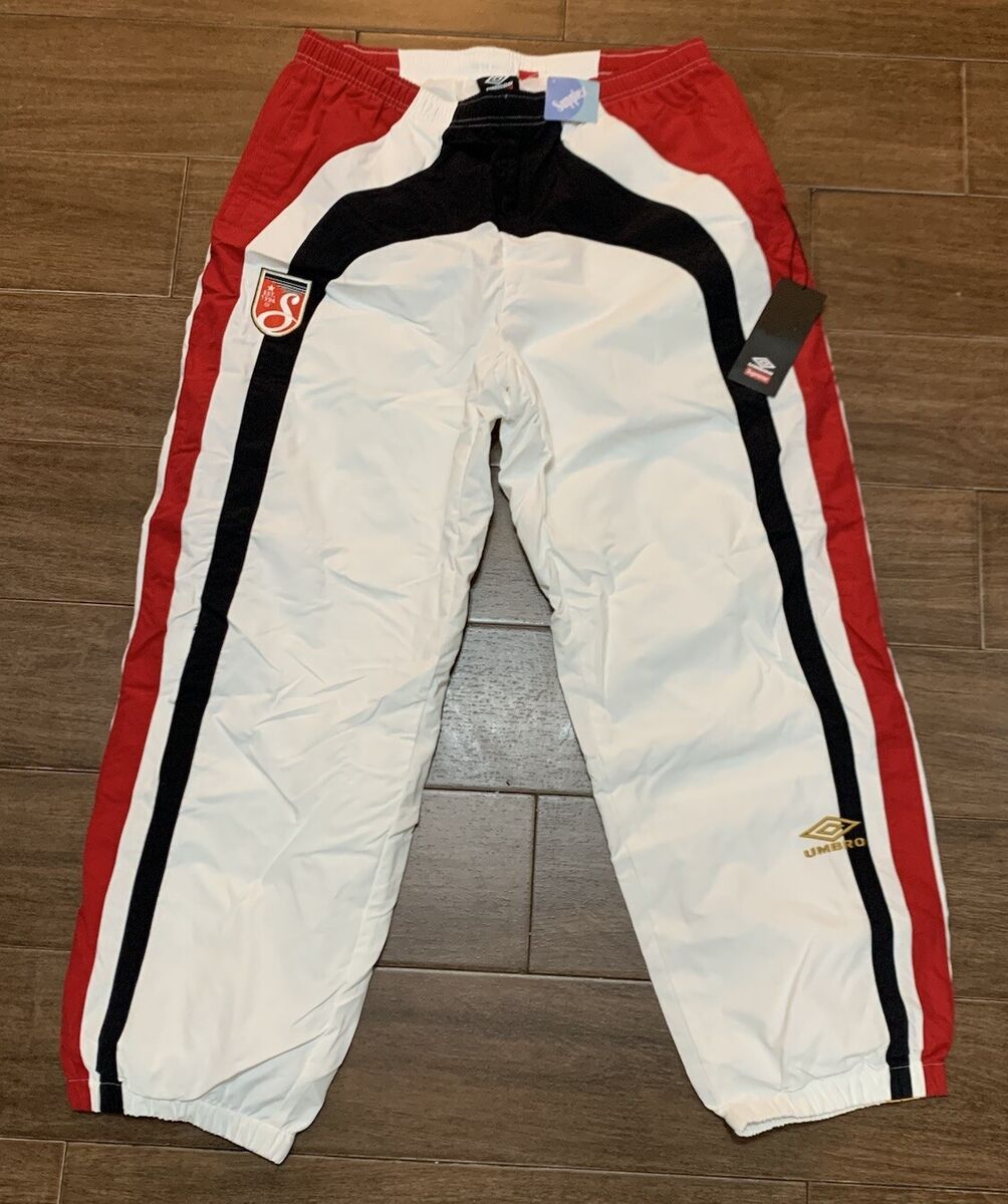 Supreme Umbro Track Pants White (SS23) Size M - New With Supreme Umbro Track Pants White (SS23) Size M - New With