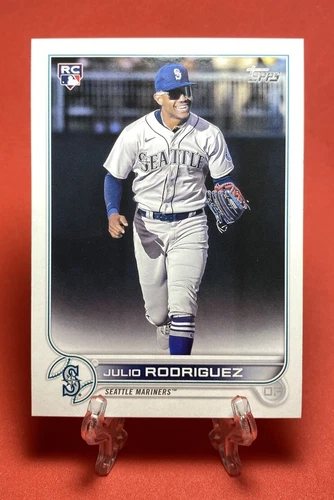 2022 Topps Julio Rodriguez Rookie #659 Fielding Glove RC Factory Set Variation