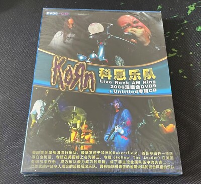 Korn Live Rock AM Ring China First Edition DVD + Untitled CD Sealed