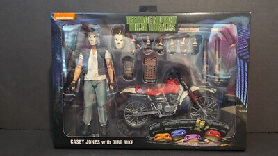 Neca - TMNT - Casey Jones W/ Dirt Bike & Accessories Teenage Mutant Ninja Turtle