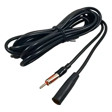 15 Feet Universal Male to Female Extension Radio AM/FM Car Antenna Adapter Cable