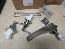 Mobil Home Garden Tub Faucet Chrome Lever Handles RV Bath Spout Camper Shower