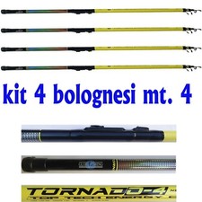 Bolognese Mt. 4 Canna Pesca Mare Lago Fiume Stock 4 Bolognesi Trota Galleggiante