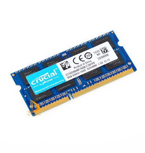 Crucial 16GB 8GB 2Rx8 PC3-12800S DDR3-1600Mhz SODIMM Laptop-Speicher RAM lot - Bild 5 von 8