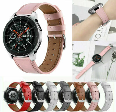 22mm Genuine Leather wrist Band Strap For TicWatch GTX /Pro GPS/ S2/ E2 