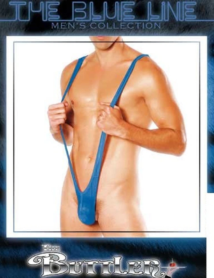 81-204 Blueline MANKINI String Badehose Tanga Slip Body 6 Farben NEU in S M L XL - Bild 4 von 4