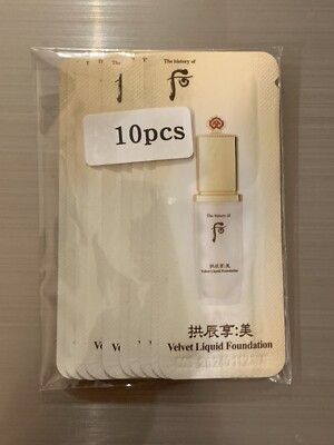 The history of Whoo Velvet Liquid Foundation No.21 1ml x10 pcs SPF30 PA++