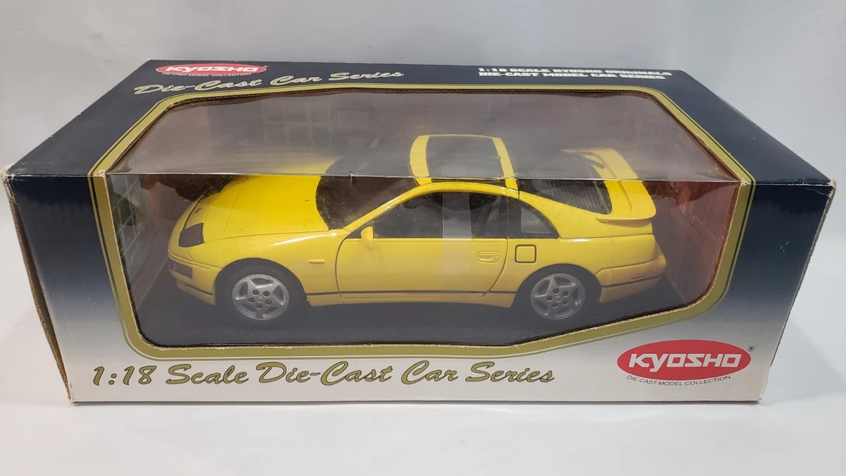 1/18 KYOSHO NISSAN 300ZX TWIN TURBO FAIRLADY Z T-TOP YELLOW RARE USDM