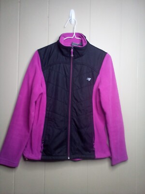 New Balance Jacket S Full Zip Pink/Purple Black | eBay