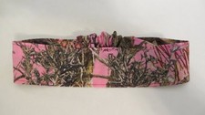 mossy oak breakup realtree camo pink cotton headband MC2 stretch fabric hunter