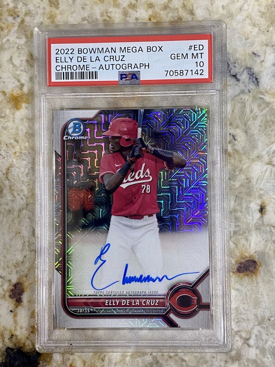 ELLY DE LA CRUZ 2022 Bowman Draft Chrome 1st Mega Box Mojo 