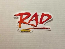 RAD | RAD Movie | BMX | Hell Track | Cru Jones | Vinyl Sticker Decal | Racing