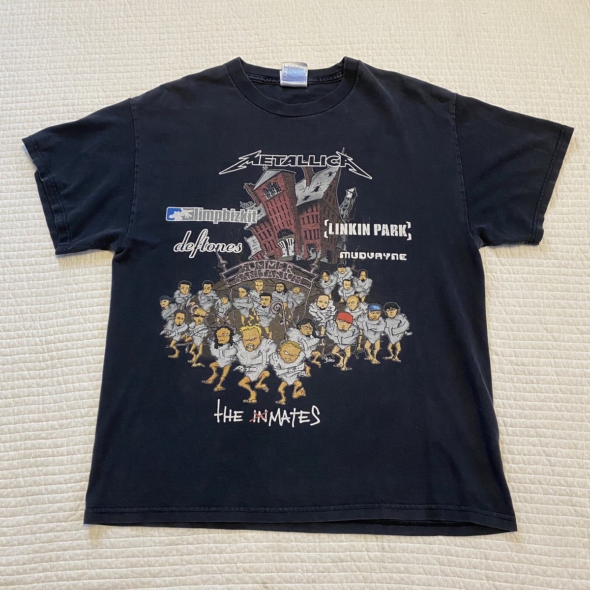 トップス 00s llica Summer Sanitarium Tour Tee Vintage 2000 Metallica Summer Sanitarium Tour Shirt – WyCo