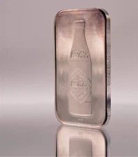 1975 Coca-Cola Nashville Tennessee World Wide Mint 1oz 999 FINE Silver bar C3545