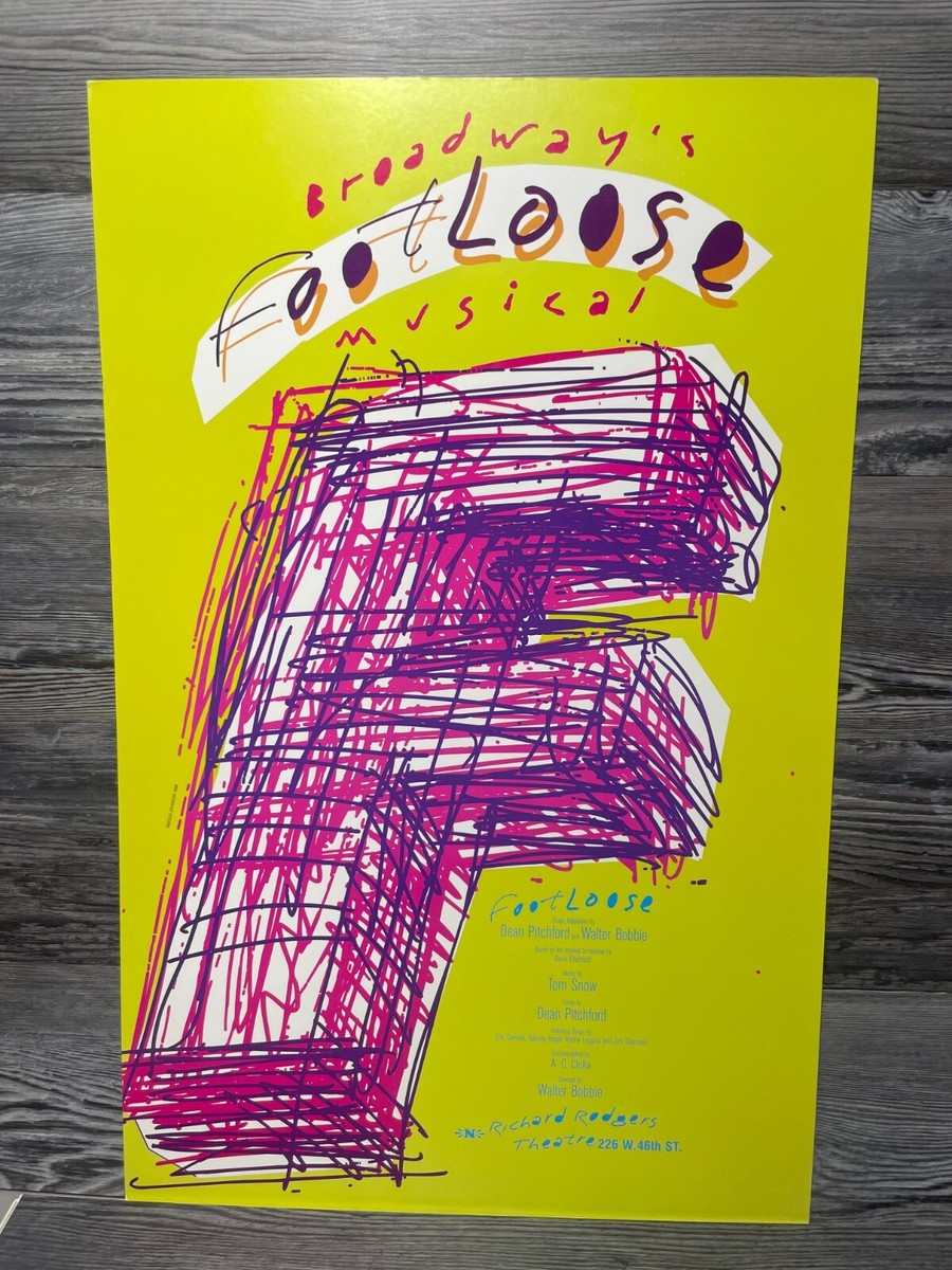 FOOTLOOSE THE MUSICAL, RICHARD RODGERS THEATRE, BROADWAY WINDOW