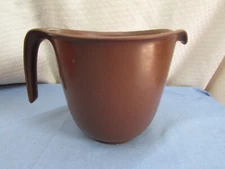 Vtg Retro Rubbermaid Brown 6 Cup Mix n Grip Batter Mixing Measuring Bowl #2661