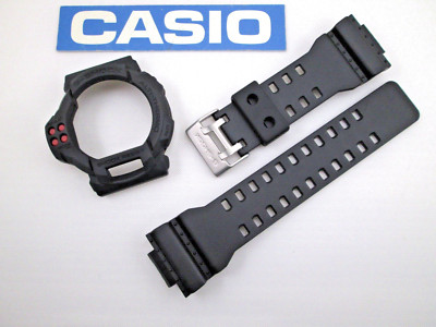 Casio G-Shock GDF100 GDF100BB black resin watch band bezel & decorative piece