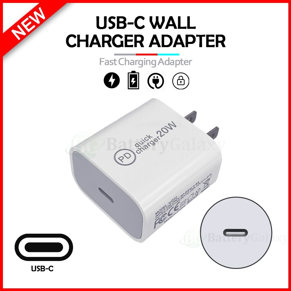 20W USB C TYPE C PD Fast Charger Adapter for iPhone 13 11 12 12 15 Pro Max US