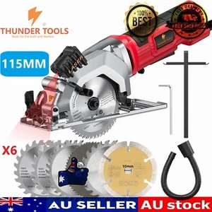 ⚡Thunder Tools 4.5" Corded AC Circular Saw 115MM Wood Tile Handheld Cutter Saw⚡