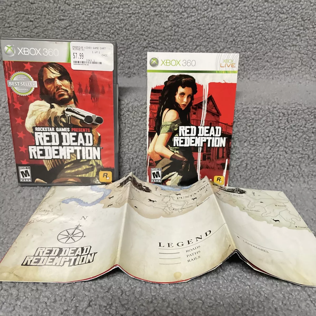 Red Dead Redemption, Manual Only (NO GAME!), Microsoft XBOX 360