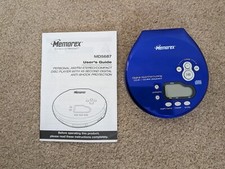 MEMOREX PORTABLE PERSONAL CD PLAYER DISCMAN collectors item only- does not run 