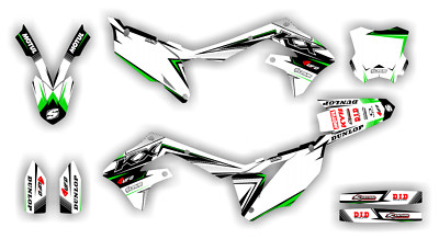 Grafik Kit Kawasaki KX450 2019-2023 KX250 2021-2024 KXF Aufkleber Sticker
