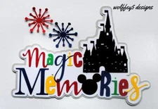 CRAFTECAFE DISNEY KID TITLE premade paper piecing scrapbook diecut Piece 3d PAGE